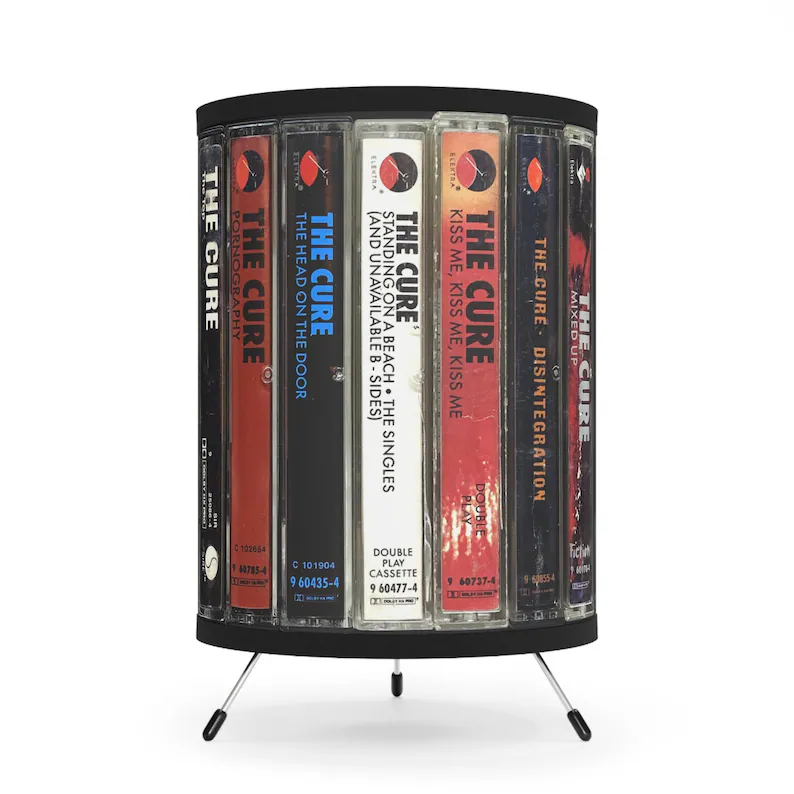 Cool The Cure Cassette Tapes Table Lamp