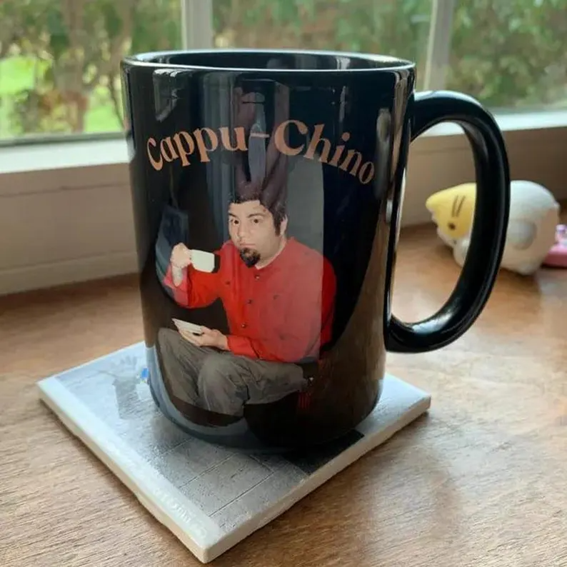Cappu-Chino - Black Coffee Mug, Coffee Mug