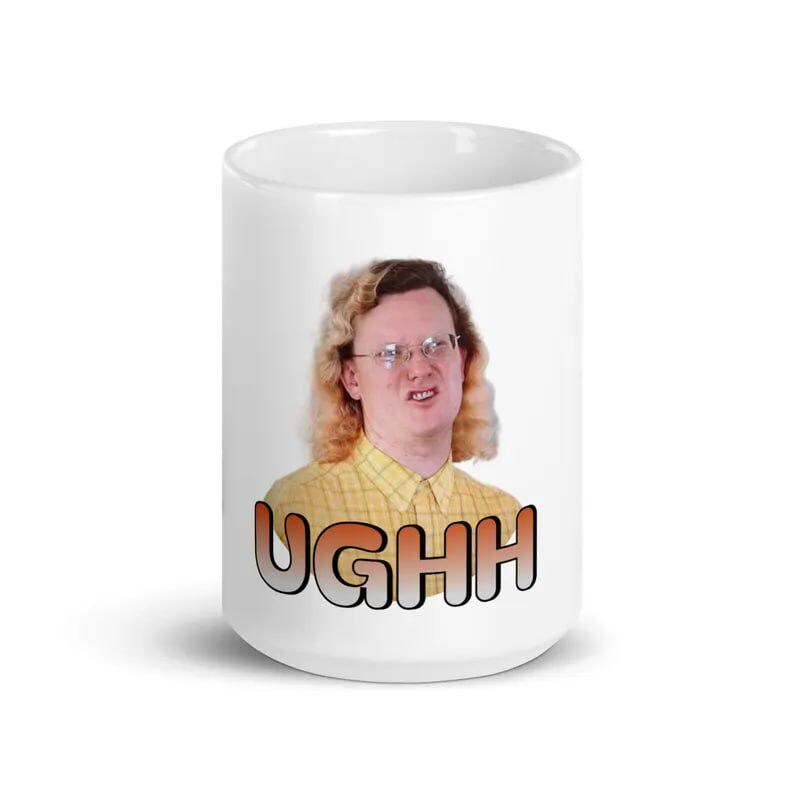 Ugh james from love on the spectrum mug, coffee mug, gift idea