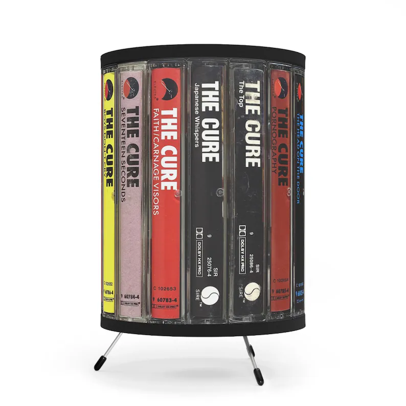 Cool The Cure Cassette Tapes Table Lamp