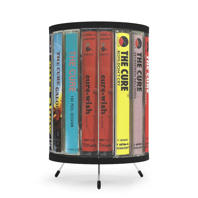 Cool The Cure Cassette Tapes Table Lamp