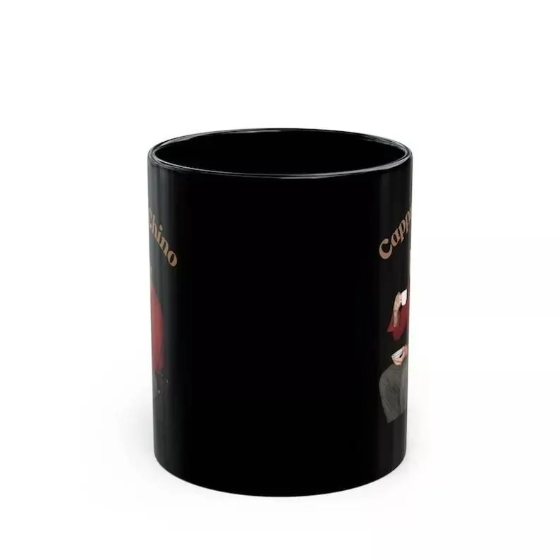 Cappu-Chino - Black Coffee Mug, Coffee Mug